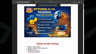 come an AI & ML Expert with Python – Job Ready Program