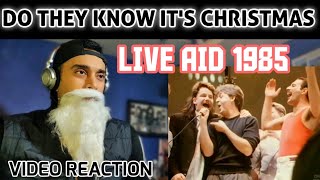 Live Aid 1985 - Do They Know It's Christmas (Film Camera Source)  - FIRST TIME REACTION.
