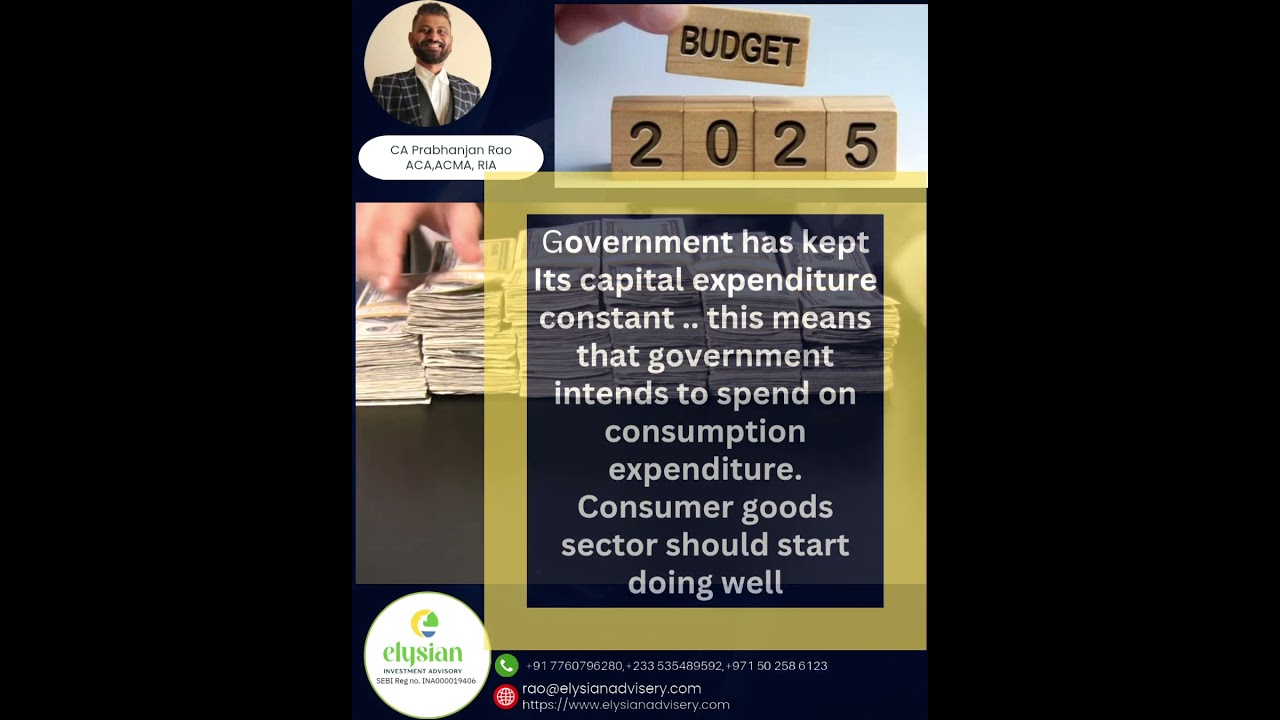 “Consumer Sector , The Smart Bet”#budget2025 #stockmarket
