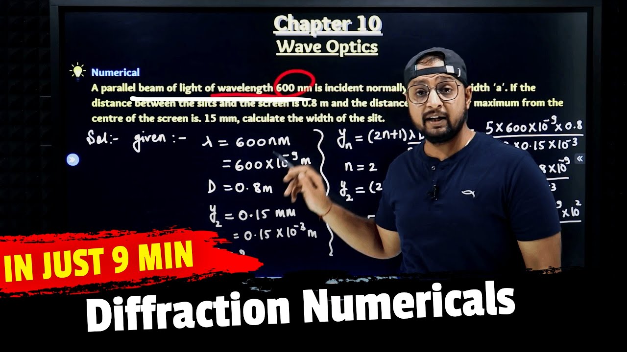 41.Chapter - 10 | Wave Optics | Diffraction Numericals | Physics Baba 2 ...