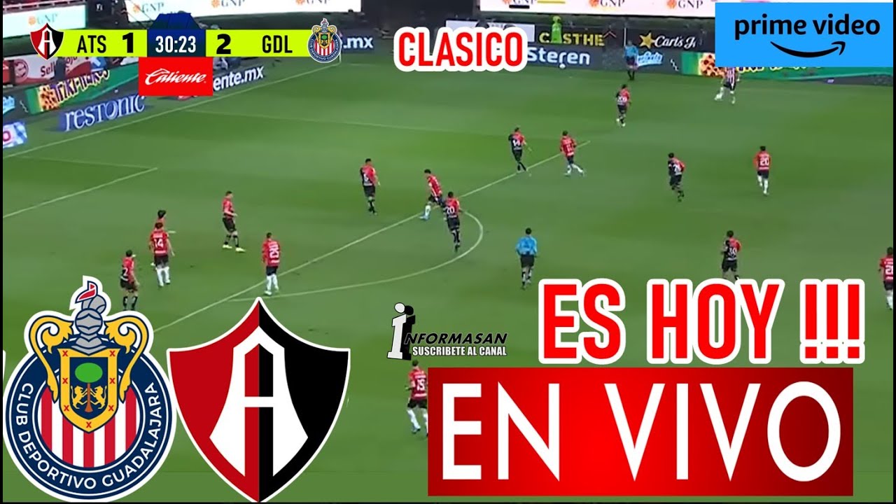 Chivas vs. Atlas Donde Ver En Vivo, Partido Clásico Tapatío J11, A Que Hora Juegan CHIVAS VS