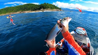 TEM MUITO PEIXE NESSE LUGAR | Pescaria de Caiaque.