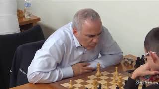 BIG BLUNDER!! Gary Kasparov vs David Navara || Saint Louis Rapid 2017