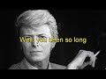 David Bowie - Cat People (Putting Out The Fire) - (Lyrics)