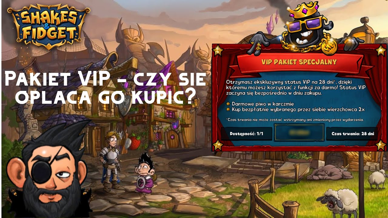 Analiza pakietu VIP - czy jest opłacalny? l Shakes & Fidget - YouTube