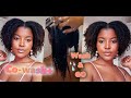 Co-Wash + Wash and Go | Définir les boucles des cheveux crépus