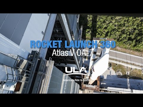 Lanzamiento de cohete 360: Atlas V OA-7