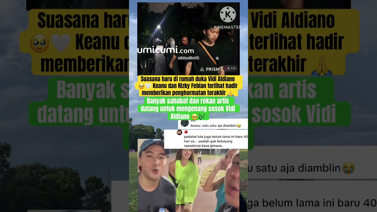 Suasana Haru🥹Keanu & Rizky Febian Datang ke Rumah Duka Vidi Aldiano#keanu #rizkyfebian #vidialdiano