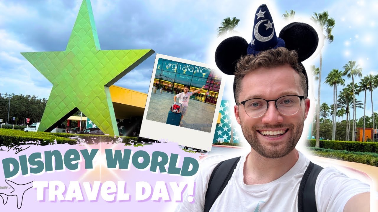 WALT DISNEY WORLD TRAVEL DAY ✈️✨ Virgin Atlantic, All-Star Movies Resort & Disney Springs 