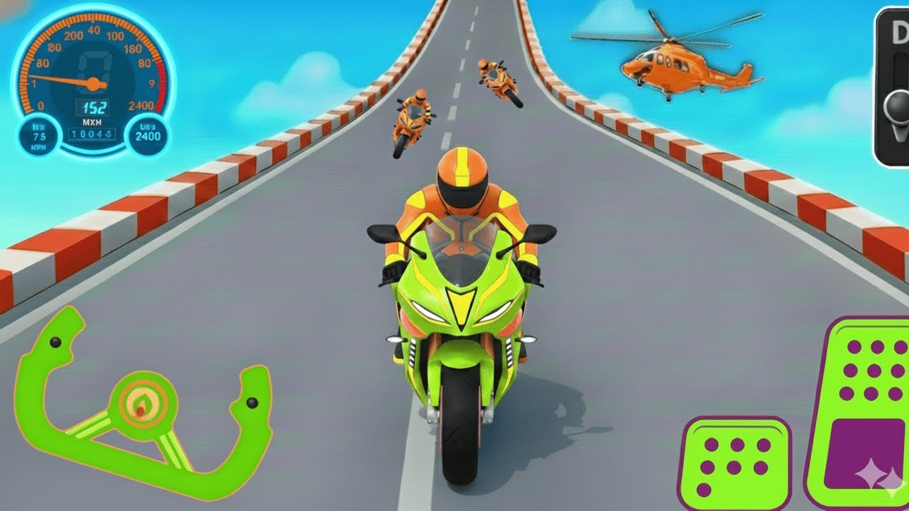 Mega Ramp Bike Racing 2025 😱 Extreme Bike Jumps & Crazy Stunts | Android Gameplay