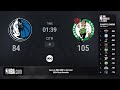 Dallas mavericks vs boston celtics nbafinals presented by youtube tv game 1 on abc live scoreboard