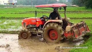 KUBOTA L5018VN VS GIÀN XỚI MASCHIO, may cay kubota - tractorspotter - vietnam tractor