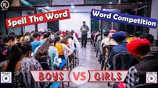 Girls vs Boys Word Competition Game || Learn how to spell || Spelling || Lesson with quiz screenshot 1