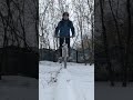 Велосезон? Не, не слышал! #winter #mtb #bunnyhop #sidehop