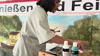I Painted TWO HUGE 4-Meter Artworks | Full Painting Process
