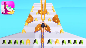 HAIR CHALLENGE 🌈💚👸 Gameplay All Levels Walkthrough iOS, Android New Game, Mobile Game Level Max Pro