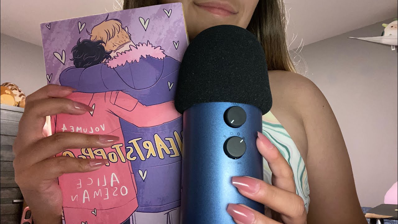 ASMR Heartstopper Book Tapping! - Tapping, Page Flipping, Whispering, Ramble