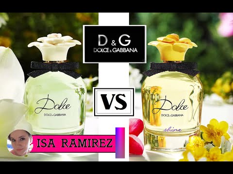 Dolce \u0026 Gabbana DOLCE VS DOLCE SHINE - Comparación de perfumes - YouTube