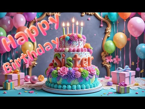 Happy Birthday, Sister! 🎉Birthday Love for My Sweet Sister!💝🎉#BirthdaySister #BirthdaySong