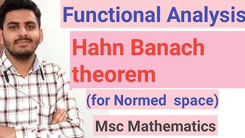 Hahn Banach theorem for Normed space
