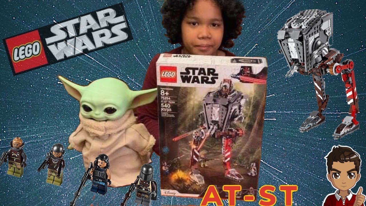 Unboxing Speed Build And Toy Review Lego Star Wars At St Raider 75254 The Mandalorian Collectible All Terrain Scout Transport Lego Star Wars Lego Star Lego War