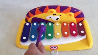 Little Tikes Littlest Tikes Tap-a-Tune "Manley" the Lion Rainbow Musical Xylophone Toy Review screenshot 3
