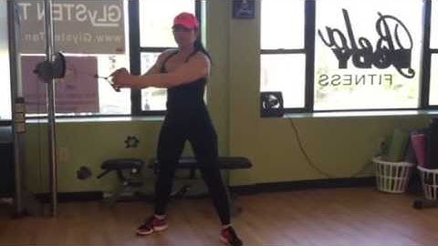 Cable Trunk Rotation w Lunge