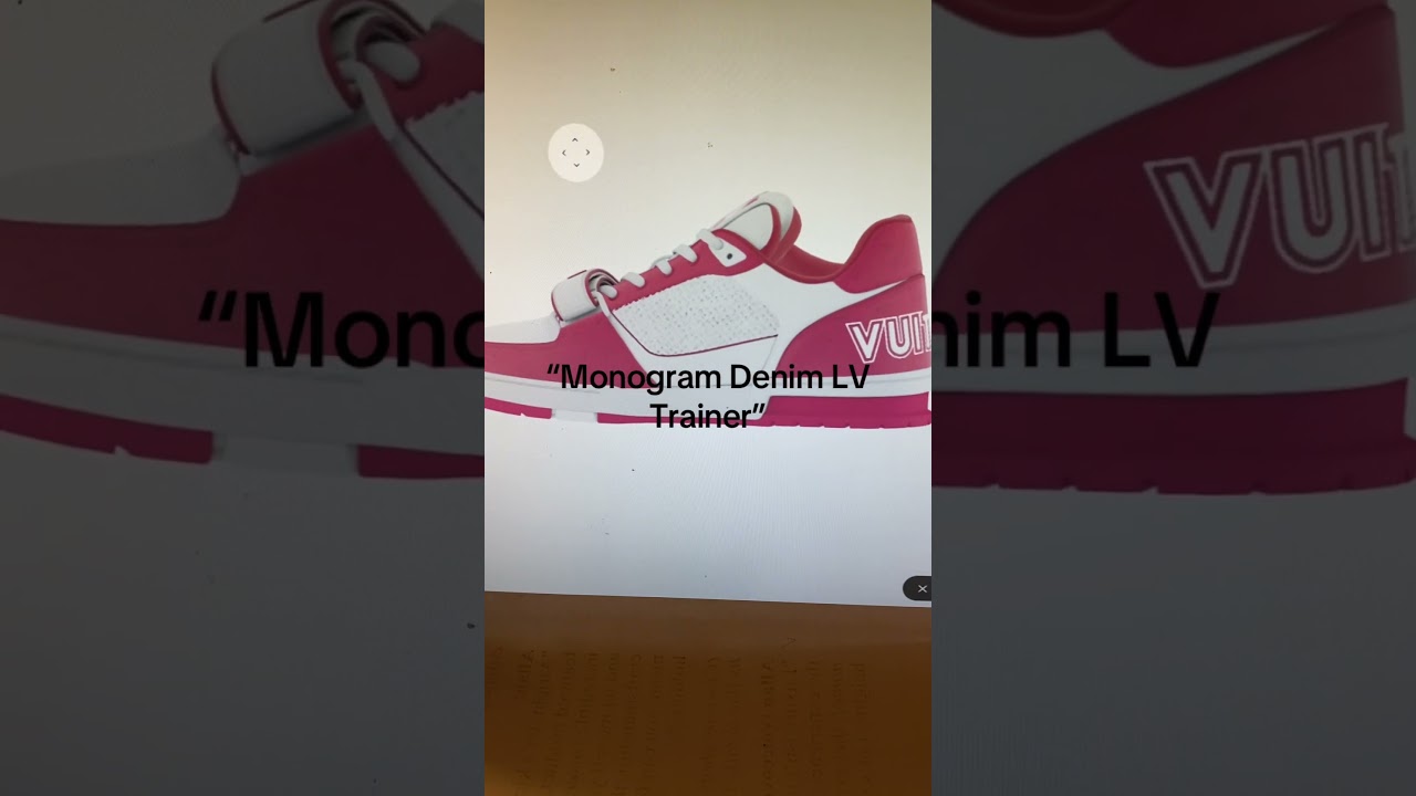 "Monogram Denim LV Trainer: The Sneaker Inspired by Vintage Basketball Legends".  