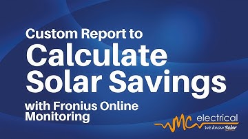 Custom Reports to Calculate Solar Savings - How To - Video 3