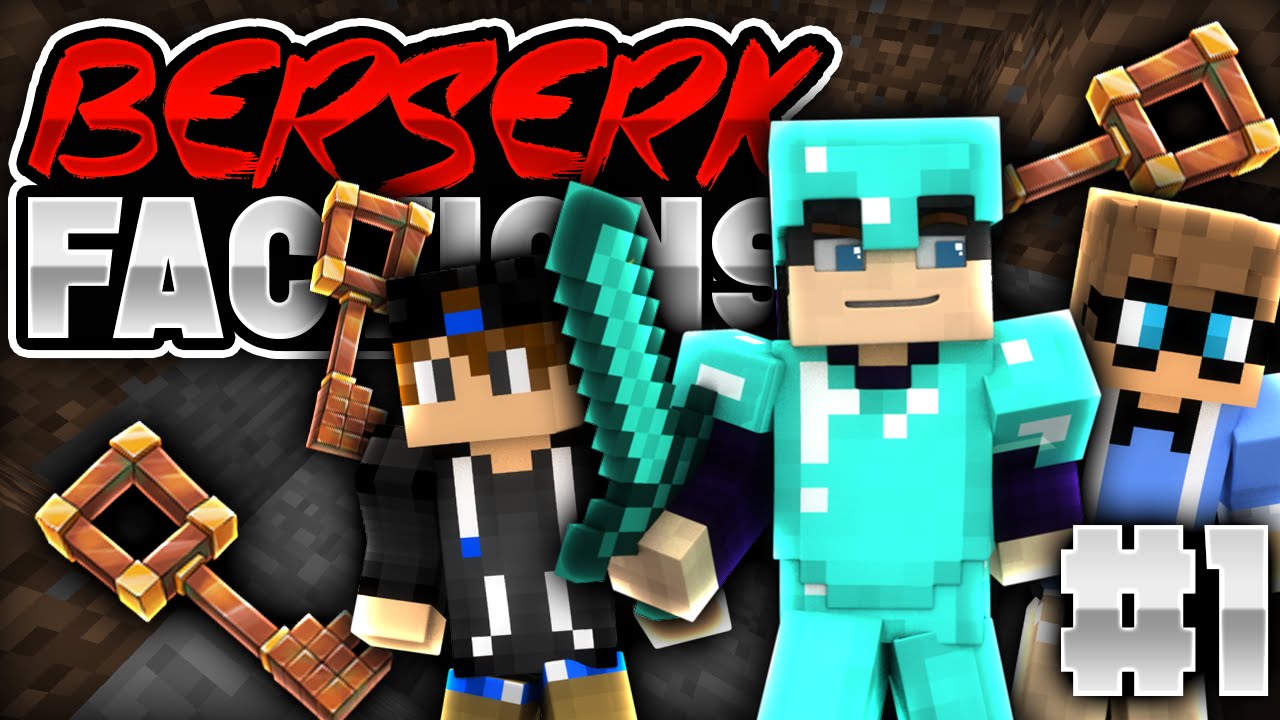 Minecraft Factions - BerserkMC - EP01 - NEW BEGINNING +CRATE KEY OPENING