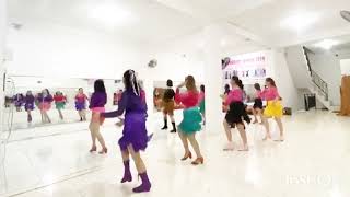 APANYA DONG "BACHATA" #linedance // CHOREO: ASBAREBARE&amp; RINI HUKOM// BEGINNER// HAPPY LD 💞💞