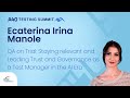 QA on Trial: Staying relevant and Leading Trust and Governance as a Test Manager in the AI Era