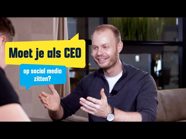 Moet je als CEO op social media zitten?