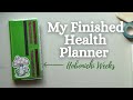 My health hobonichi weeks planner  a full year flip through