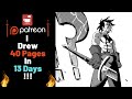 How I Drew 40 Pages Of ManaA In 13 Days!