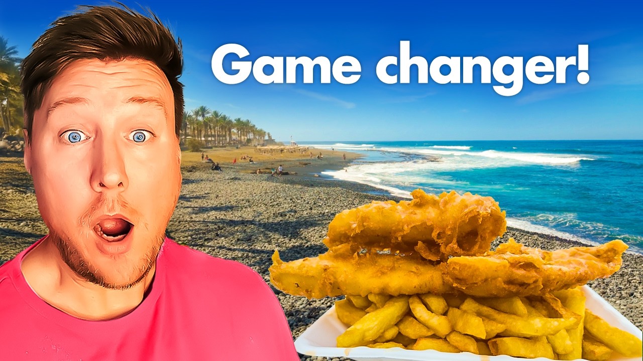 Pints in Costa Adeje… Then Fish & Chips Cooked in BEEF DRIPPING?! 🍻🤯