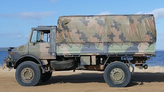 CALLCUP HILL VS UNIMOG  This truck Served in the military!