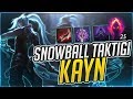 SNOWBALL TAKTİĞİ KARA HASAT KAYN !! DURDURULAMIYOR !! FULL AD !! KAYN VS GRAVES