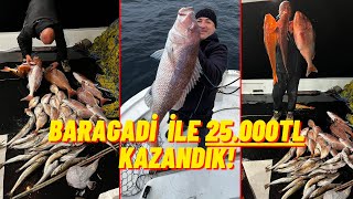 PARAGAT VE AĞLARDAN TOPLAM 25.000 TLLİK BALIK YAKALADIK !!! | EFSANE BİR PARAGAT AVI !!!