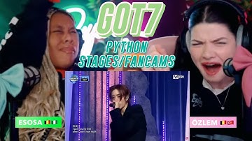 GOT7 - PYTHON Stage and fancams ❄️ reaction