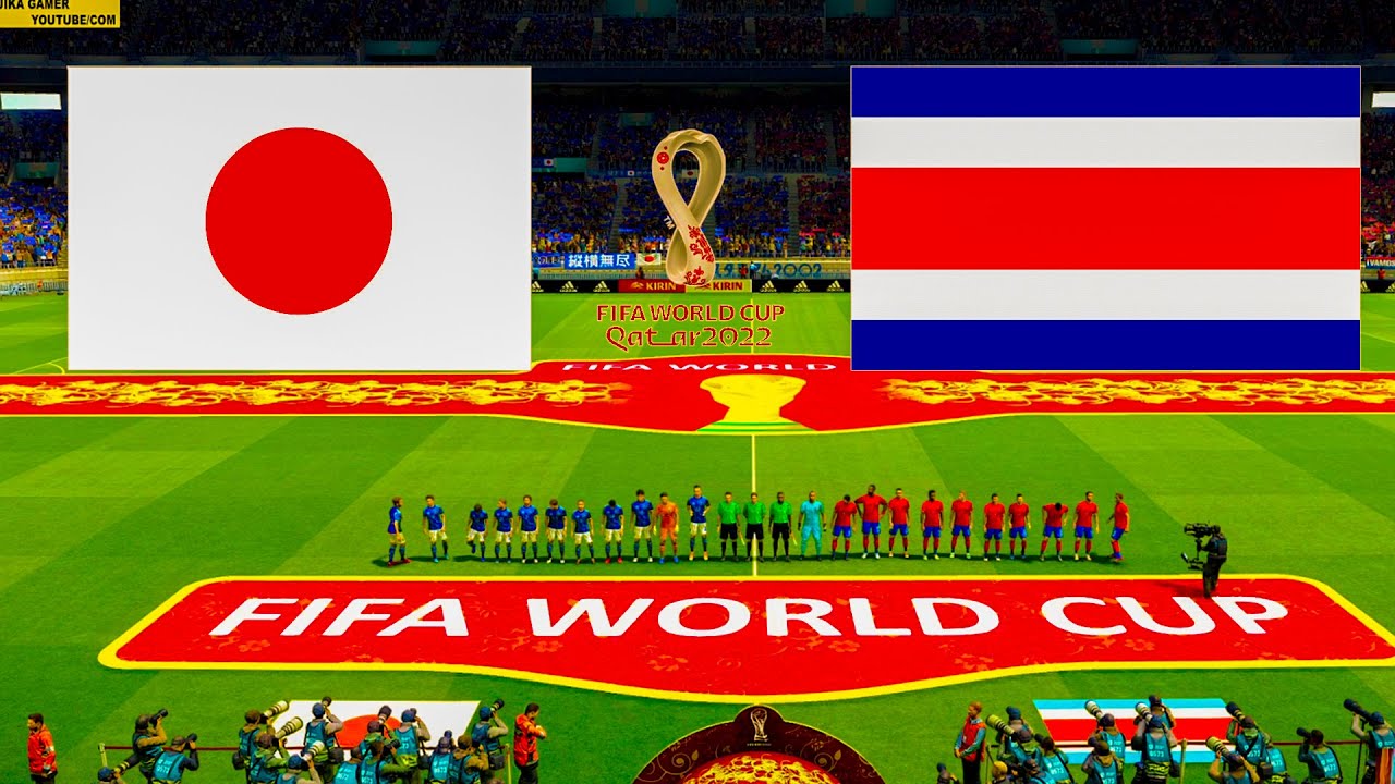 PES - Japan vs Costa Rica Group(E) FIFA World Cup 2022 QATAR Full Match All Goals Gameplay