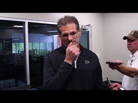 Hear from Ron Hextall as camp nears end philadelphia flyers mascot gritty