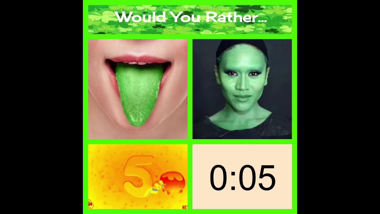 WOULD YOU RATHER EXERCISE VIDEO St. Patrick’s Day Edition YouTube