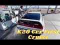 K20 CRX First Cruise/Building Cold Air Intake