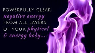 Meditasi Memotong Tali Energi  Api Ungu