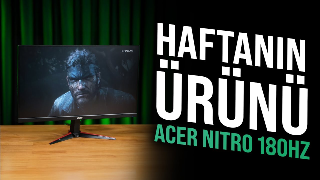 ACER Nitro VG240Y M3 23.8" 180Hz 1ms HDMI DP FreeSync Premium HDR10 FHD IPS Gaming Monitör