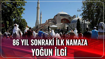 Ayasofya'da 86 Yıl Sonra ki İlk Namaza Yoğun İlgi | Gün İzi | 24.07.2020