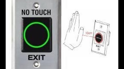 Nút Exit cảm ứng | No Touch Exit Button