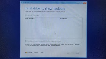 🖴 Install driver to show hardware - Windows 11 AMD RAID storage SSD driver