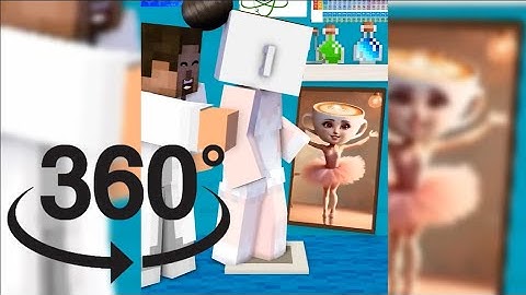 VR 360°  Crazy Herobrine Experiment - Minecraft Animation